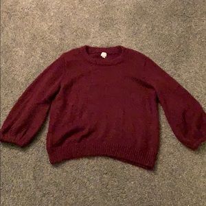 A new day balloon sleeve sweater